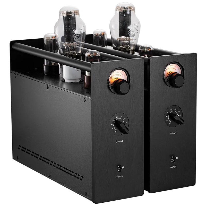 New product 300B (1 pair) left/right channel dual channel tube HIFI stereo power amplifier, separated pure class A tube