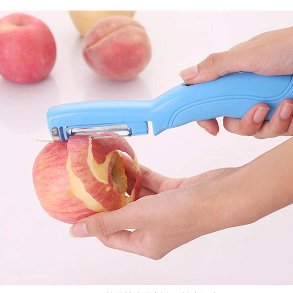 Electric Fruit Vegetable Apple Peeler For Knife Potato Peelers Carrot Slicer Kitchen Gadgets Batteries Not Included