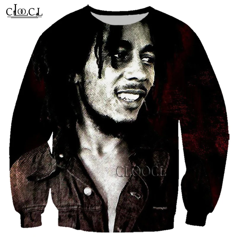 CLOOCL Singer Reggae Creator Bob Marley 3D Print Men Women Sweatshirts Fashion Long Sleeve Outerwear Harajuku Tops Drop Shipping