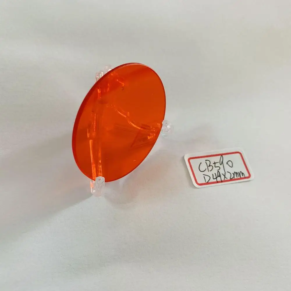 10 Chiếc Tổng Kích Thước Đường Kính 49Mm 590nm IR Dài Qua Bộ Lọc Kính CB590