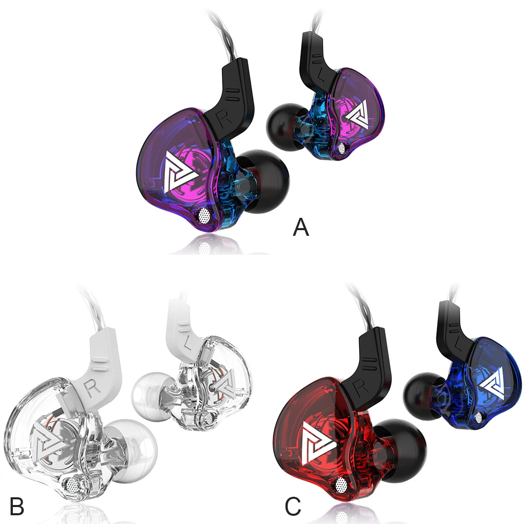 QKZ AK6 ATES ATE ATR HD9 Driver In rame HiFi Sport cuffie In Ear auricolare per correre con microfono cuffie Gmaer musica auricolari