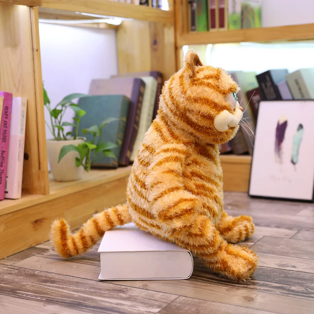 1PCS 30/45cm Cute Fat Cat Plush Toy Simulation Soft Stuffed Animal Kids Appease Doll Home Decoration Christmas Gifts