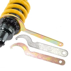 Metal Motorcycle Repair Tool Shock Absorber Suspension Tools C Spanner Wrench Hand Tool Hook For Honda Yamaha Suzuki ATV Bike