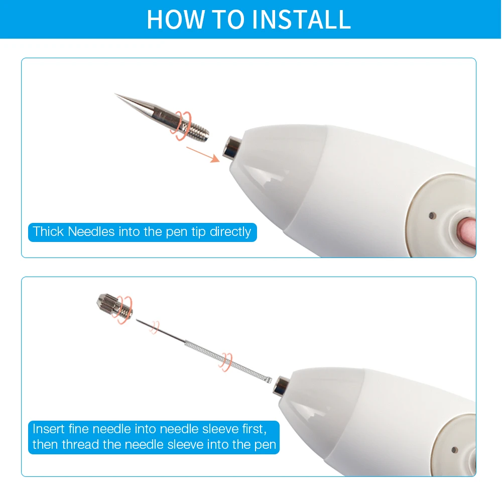قلم ليزر بلازما لإزالة النمش والوشم والشامات ، 3.5 مللي متر ، إبر بديلة