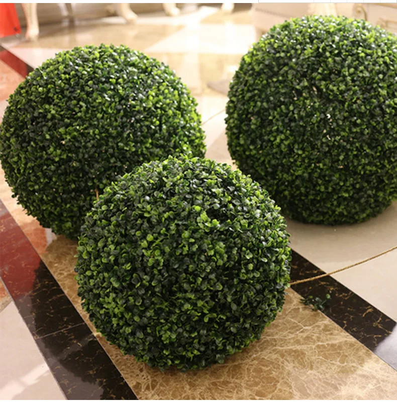 Artificial grass ball, eucalyptus ball, indoor hanging ball, garden, wedding, outdoor decoration, fake ball