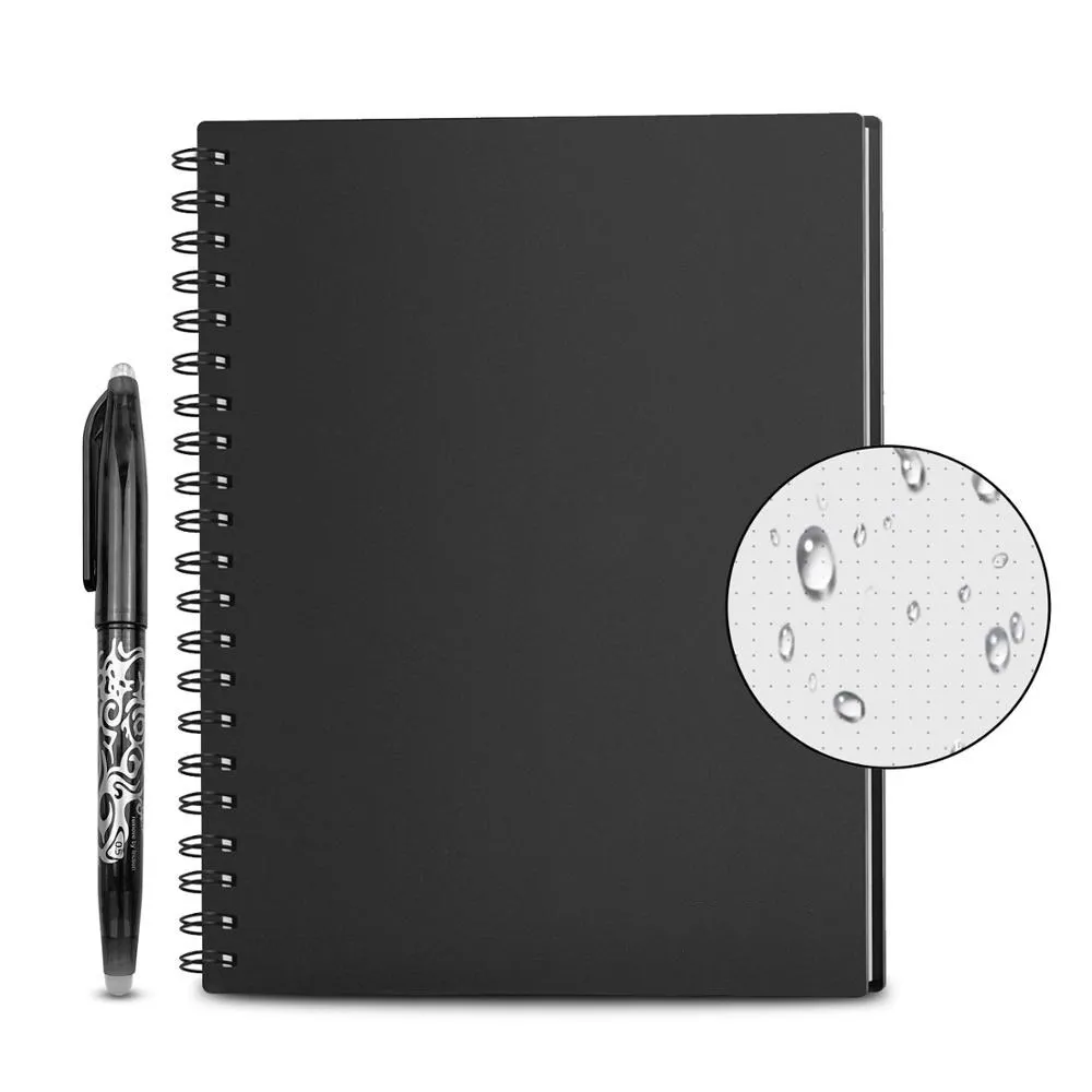 A4 Dot Grid Smart Wiederverwendbare Löschbaren SpiralNotebook Papier Notizblock Tagebuch Journal Büro Schule Reisende Zeichnung Geschenk – Detail 1