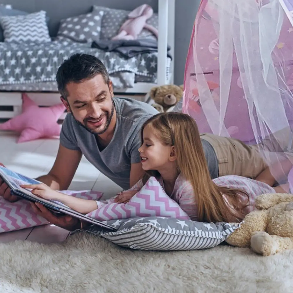 Tentes de jeu Starlight pour enfants, tente de lit double, tente portable pour enfants, jouets pour bébé, nickel é de maison