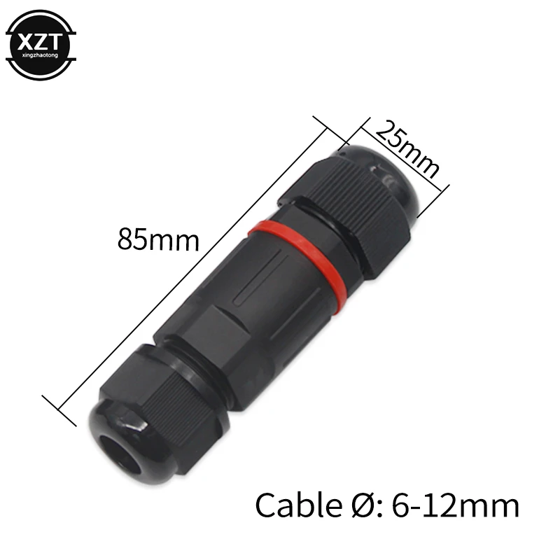 IP68 Waterproof Connector 2/3 Pin Electrical Terminal Adapter Wire Cable Connector Screw and Soldering connector for LED Light