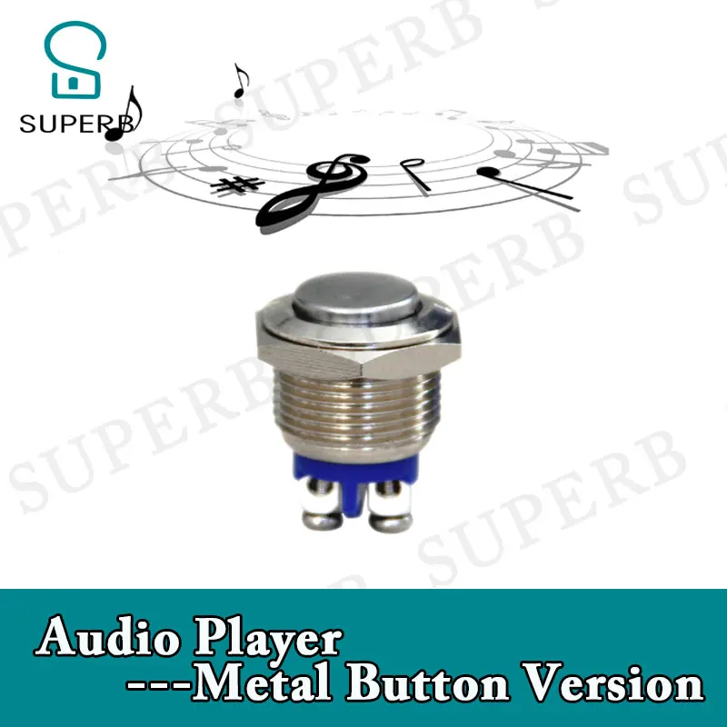 

Superb escape room prop audio player metal button version sound player press button to get audio clue charmber prop 1987