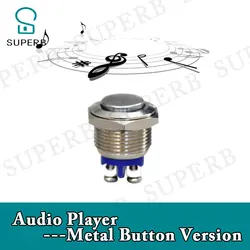Superb escape room prop audio player metal button version sound player press button to get audio clue charmber prop 1987