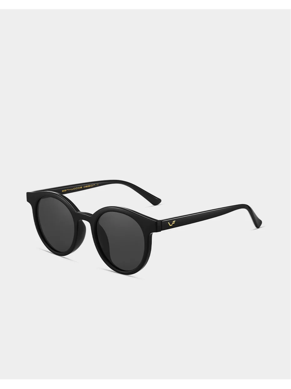 CAPONI Vintage Sonnenbrille Frauen Brillen Retro Runde Polarisierte Sonnenbrille UV400 Ray Schnitt Marke Designer Weibliche Shades CP80619 – Detail 17