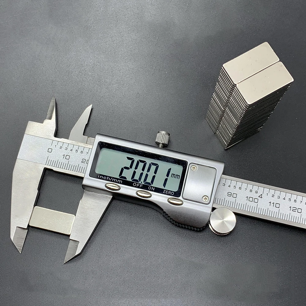 10/20/50psc Neodymium magnet 20x10x2 N35 NdFeB square super strong strong permanent magnet block rare earth refrigerator magnet image 4