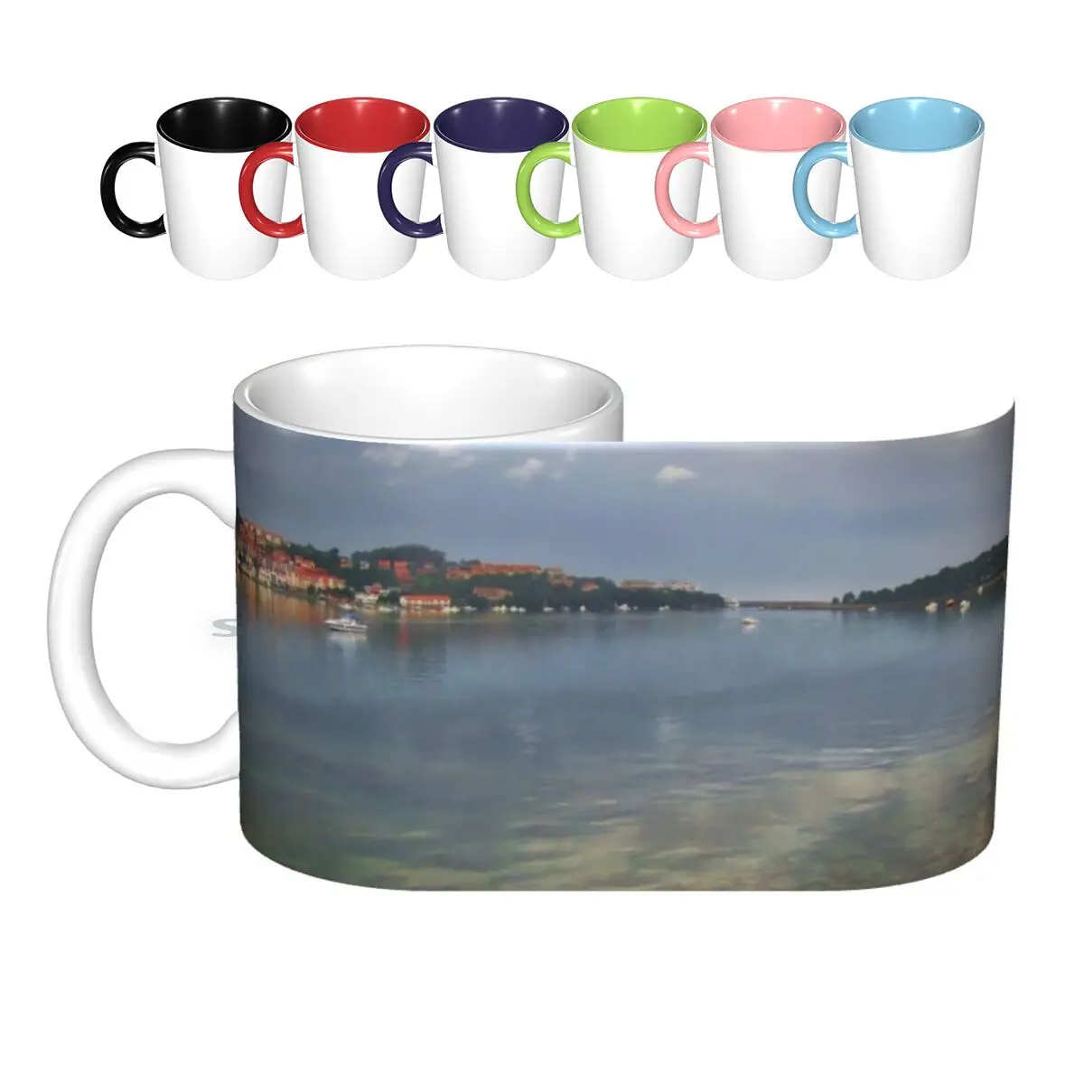 San Vicente De La Barquera , Cantabria , Spain Ceramic Mugs Coffee Cups Milk Tea Mug Spain Cantabria San Vicente De La Barquera