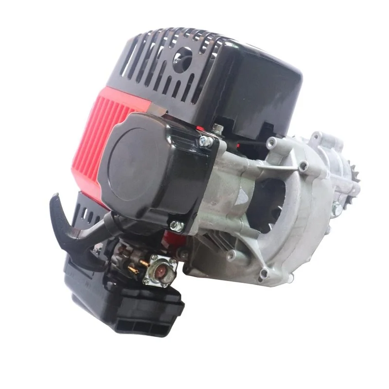 43cc Engine With Gearbox For 2 Stroke  Pull Start Engine Motor Mini Dirt bike Pocket Bike Mini Atv Gas G-Scooter Parts