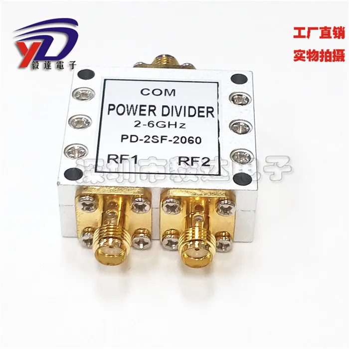 Divisore di potenza femmina SMA One Point Two Test Test AP combinatore a doppia frequenza a bassa attenuazione