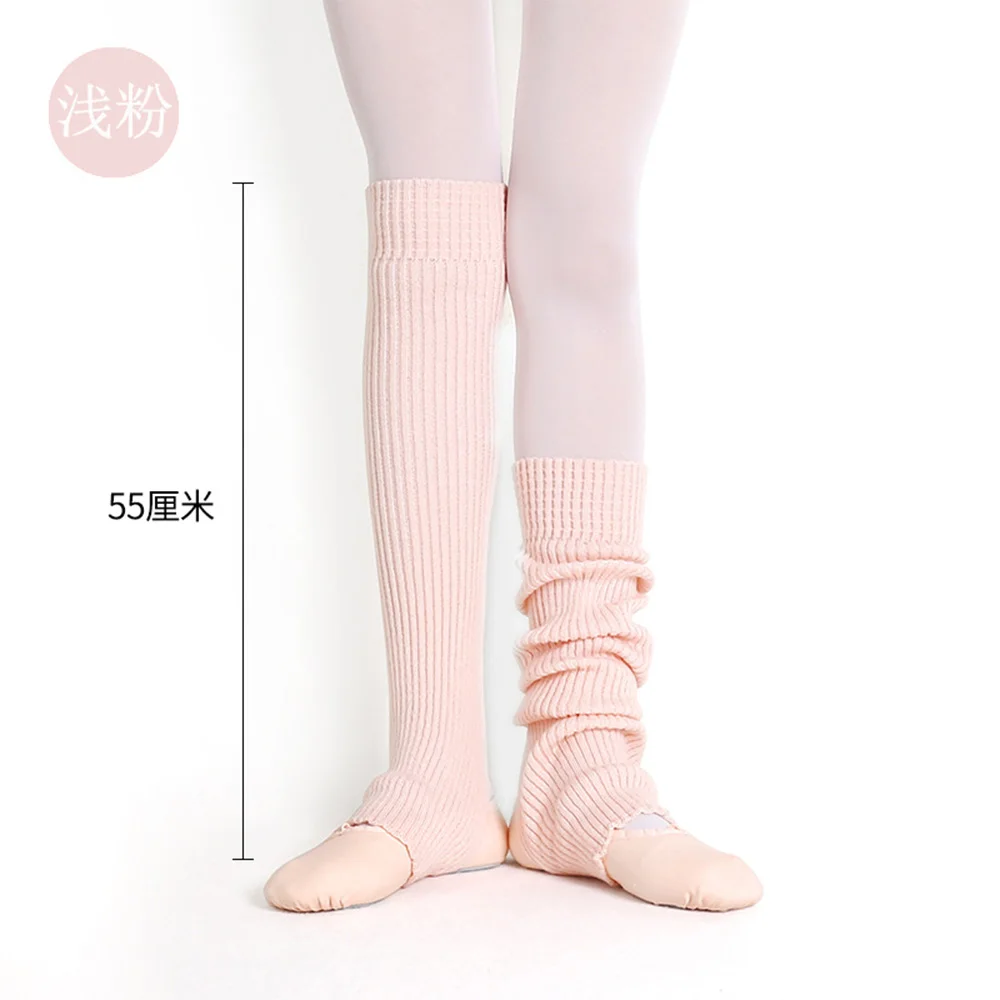 New Autumn Winter Professional Women Knitting Dance  Leg Warmer Ankle Socks Adult Warm Leggings Socks for Ballet