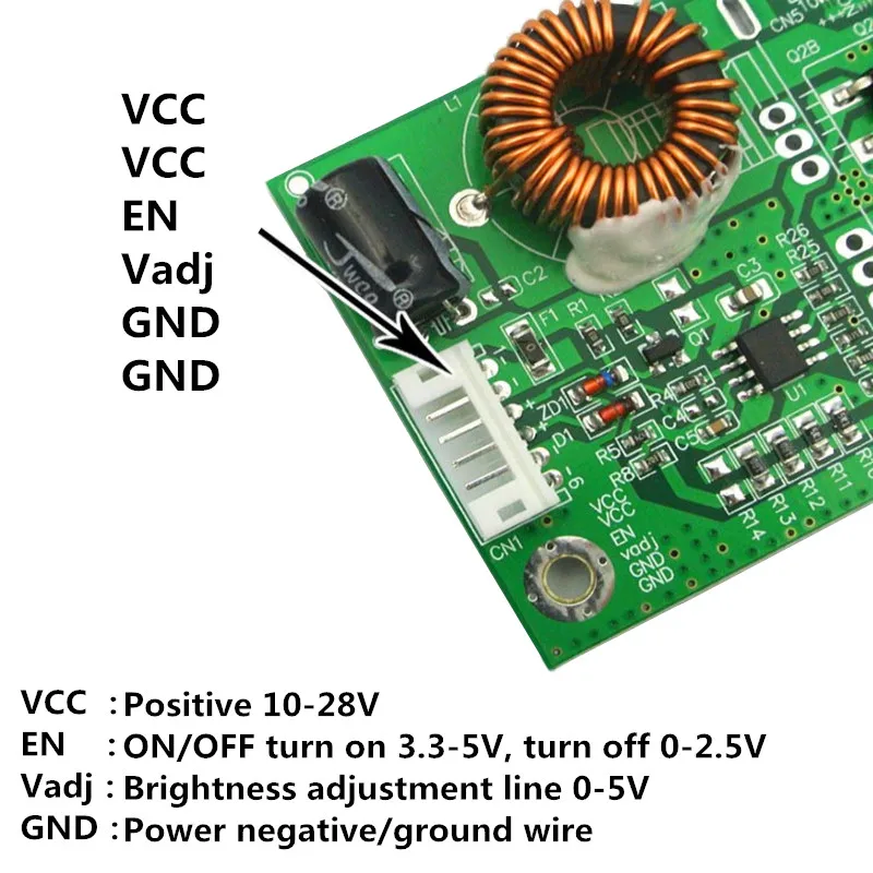 GYD-255Panel De Retroiluminacion LED Para TV, Tablero De Controlador De Corriente Constantte, 10-42 Pulgadas, Universal