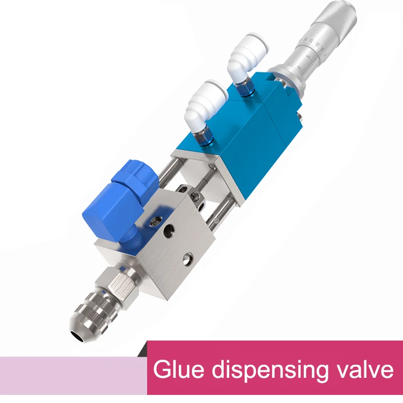 

Pneumatic UV micrometer glue dispensing valve Precision Thimble Dispensing Valve