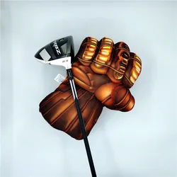 Cubierta de cabeza de conductor de Golf con aspecto de diamante, cubierta de madera de boxeo de mano azul de 460CC, accesorio de Club, gran regalo novedoso