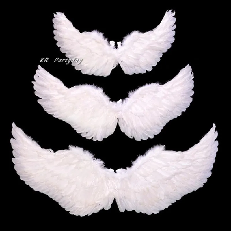 สีสัน Angel Feather Wing เด็กผู้ใหญ่ Fairy ปีกสาวคอสเพลย์ Props ตกแต่งงานแต่งงานตกแต่งบ้าน