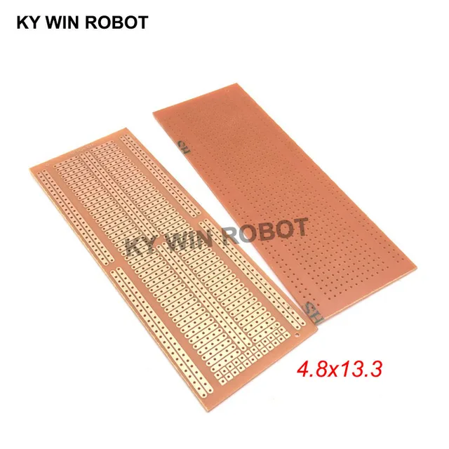 1 szt. DIY 4,8*13,3 CM Prototypowy papier PCB Uniwersalna matryca eksperymentalna Płytka drukowana 4,8x13,3 CM