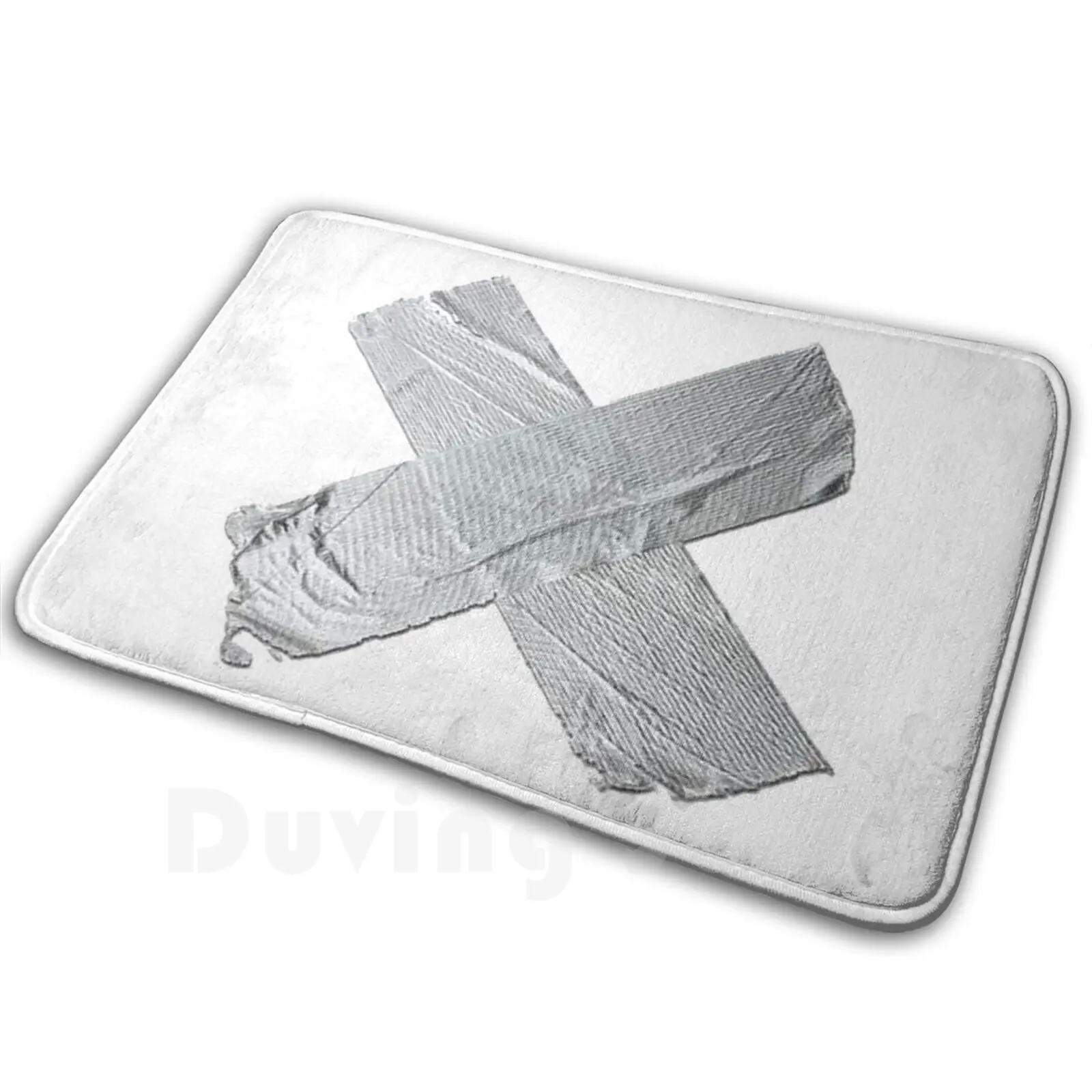 

Duct Tape Face Carpet Mat Rug Cushion Soft Non-Slip Duct Tape Duck Face Speech Viral Meme Disease No Free Usa Voice Choice