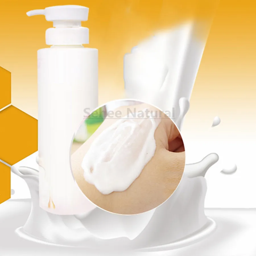 Milk Body Cream Moisturizing Fresh Skin Brightening Great for Dry Skin Cosmetics OEM 1000g Big Bottle