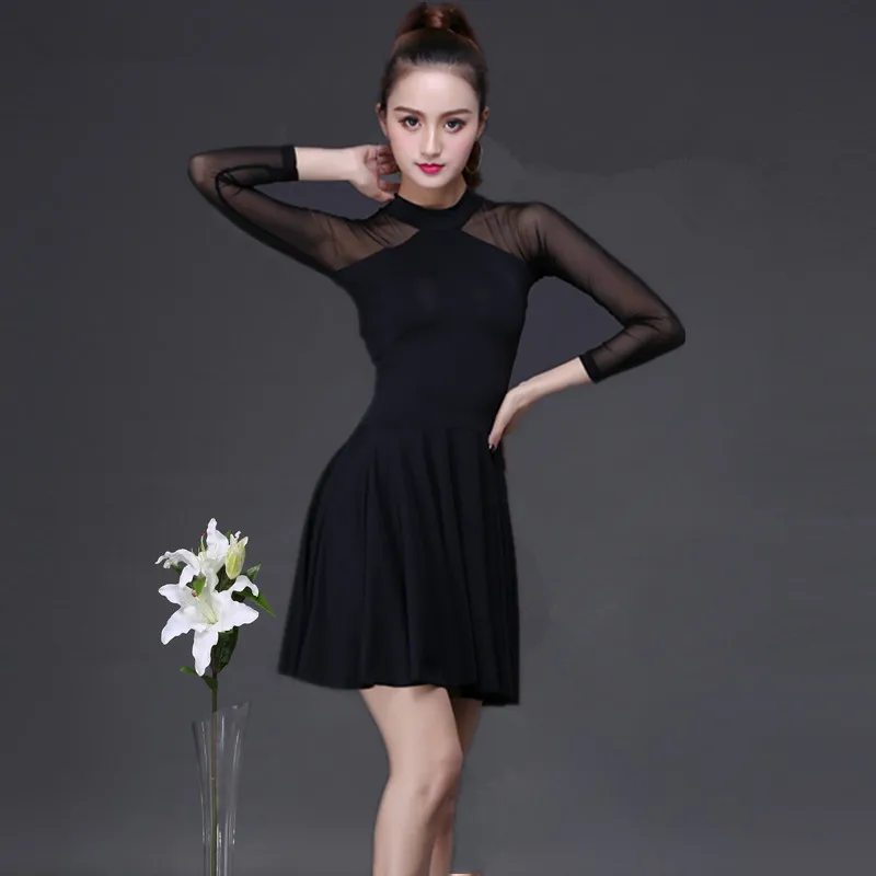 Latin dance costume female adult new practice clothes summer show dance Latin dance dress