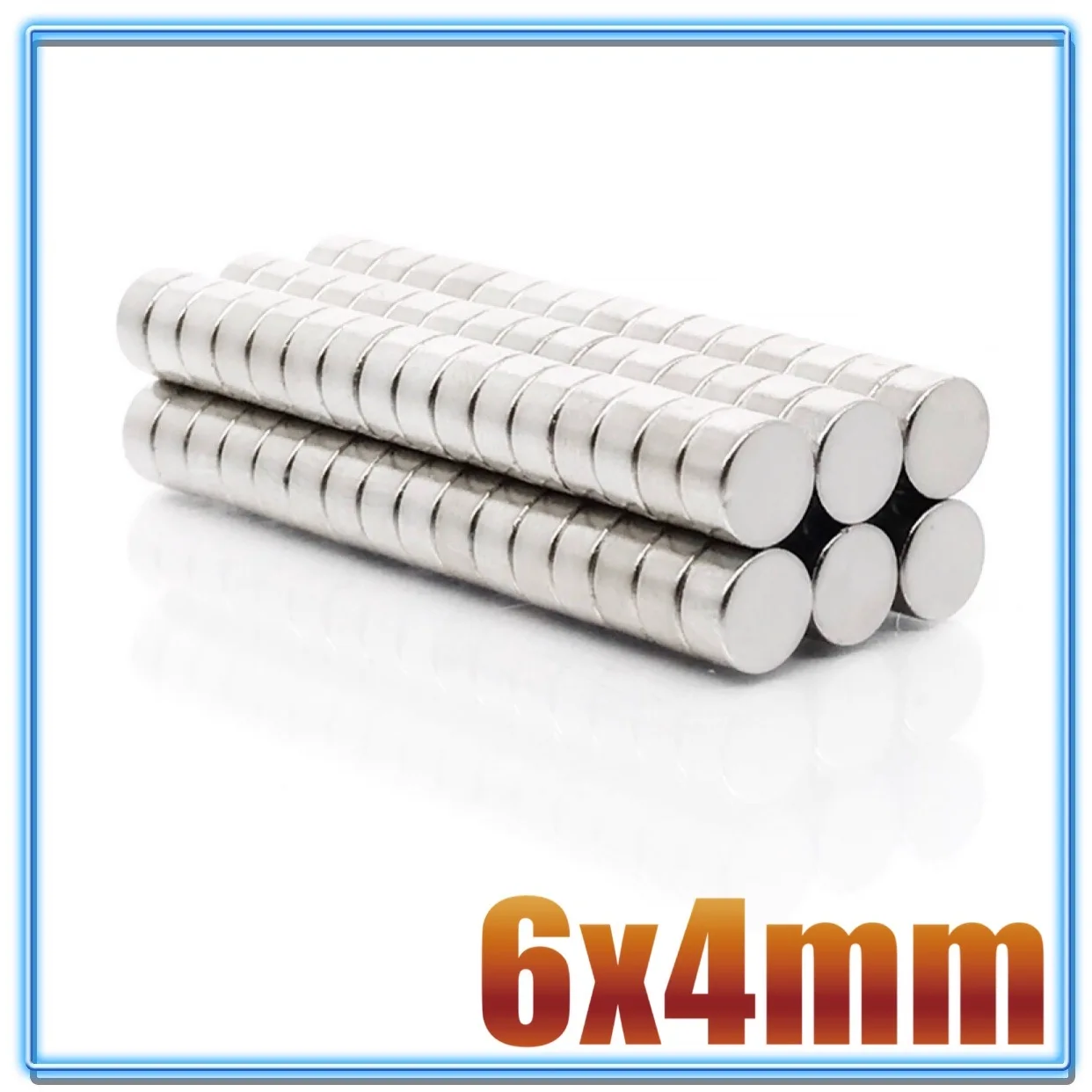 

20-200Pcs 6x4 Neodymium N35 Dia 6mm X 4mm Strong Magnets Disc NdFeB Rare Earth For Crafts Models Fridge Sticking magnet 6x4mm