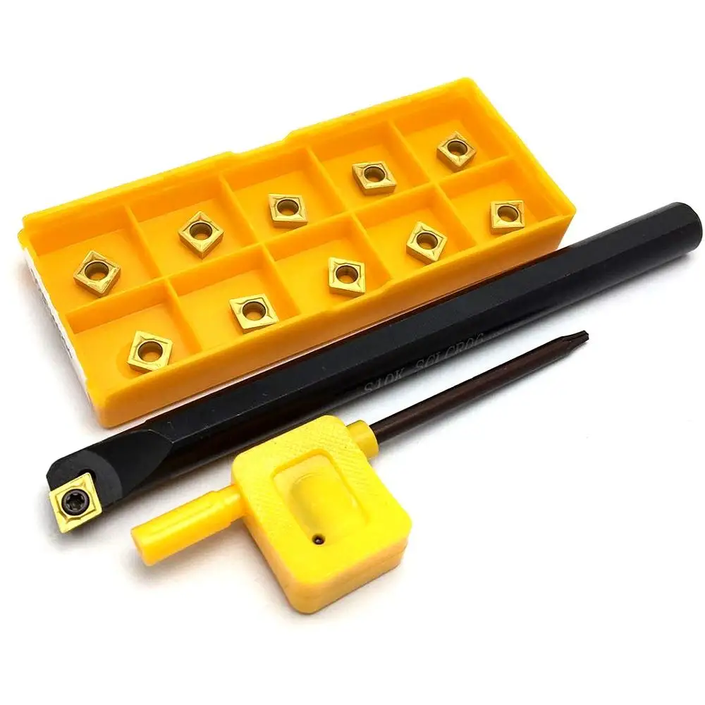 S10K-SCLCR06 S10K-SCLCL06 95 gradi spirale strumento di tornitura bar noioso strumento esterno 10 pz CCMT060204 tornitura inserire tornio parti troppo