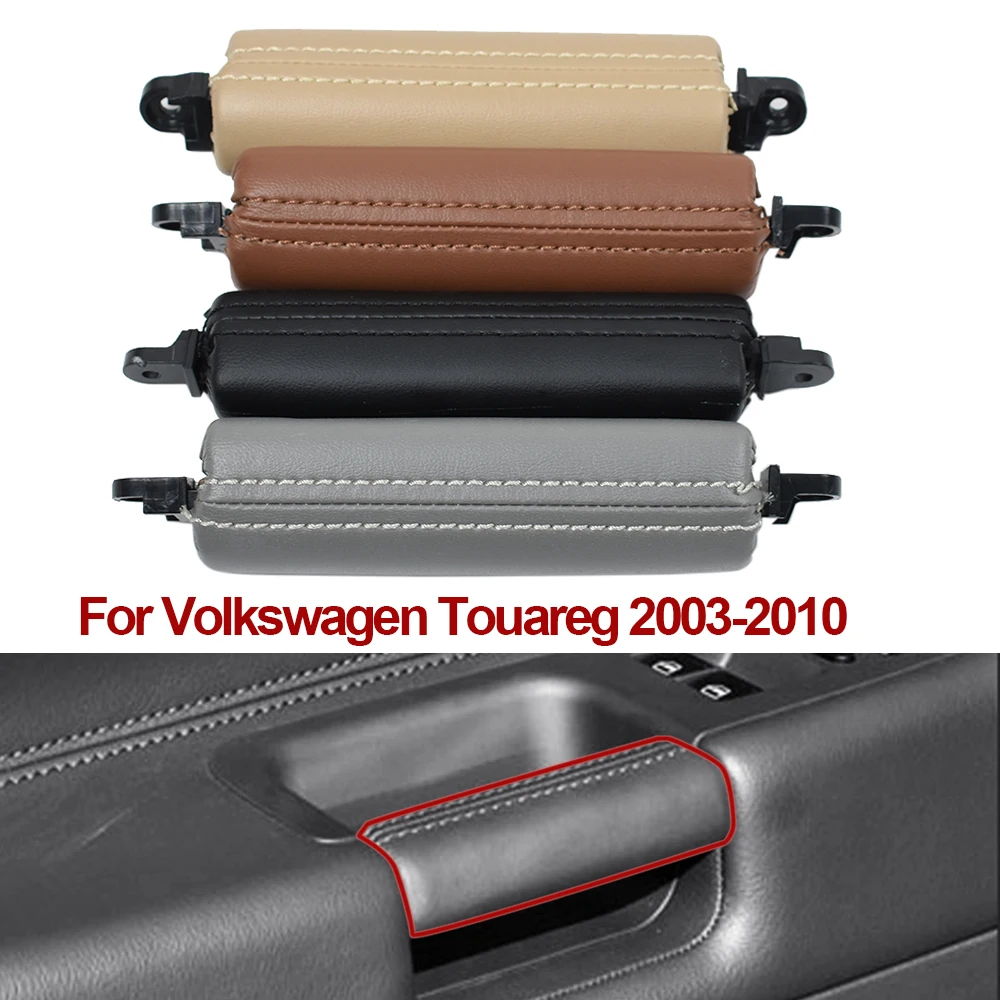 LHD RHD Quality Interior Driver Door Leather Pull Handle Replace For VW Volkswagen Touareg 2003 2004 2005 2006 2007 2008 2009