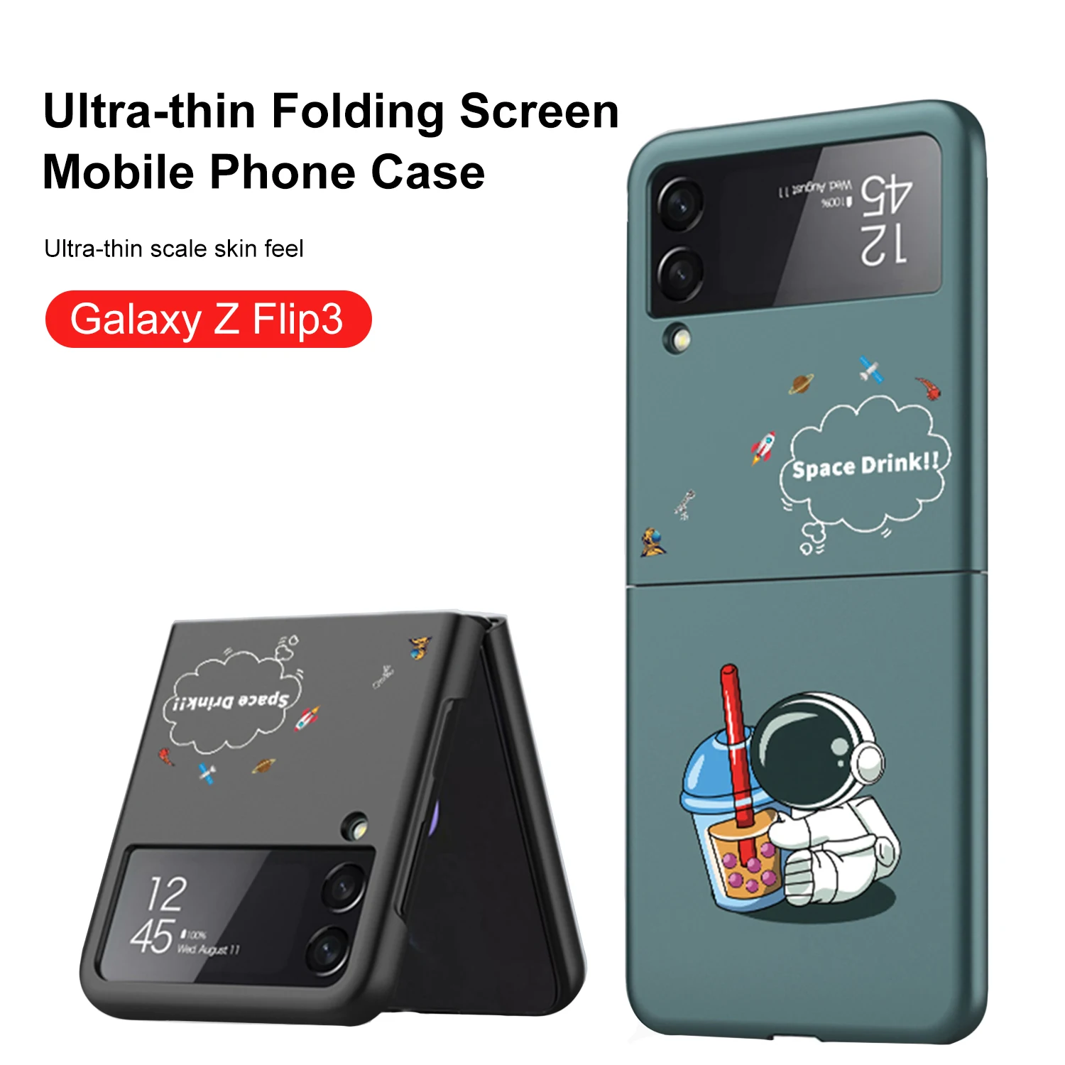 Роскошный чехол для Samsung Z, чехол-книжка с 3 цветными рисунками, ударопрочный чехол из поликарбоната SM F700F, чехол для Samsung Galaxy Z, чехол-книжка