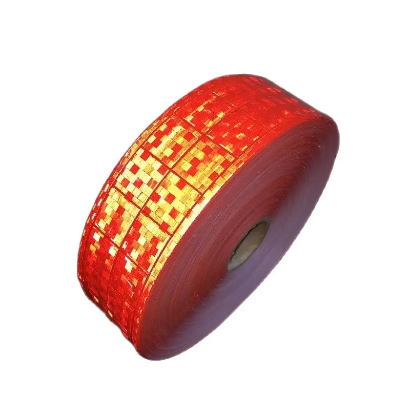 Night Light Reflective Tape, Flashing Warning, Fluorescent PVC Reflective Tape