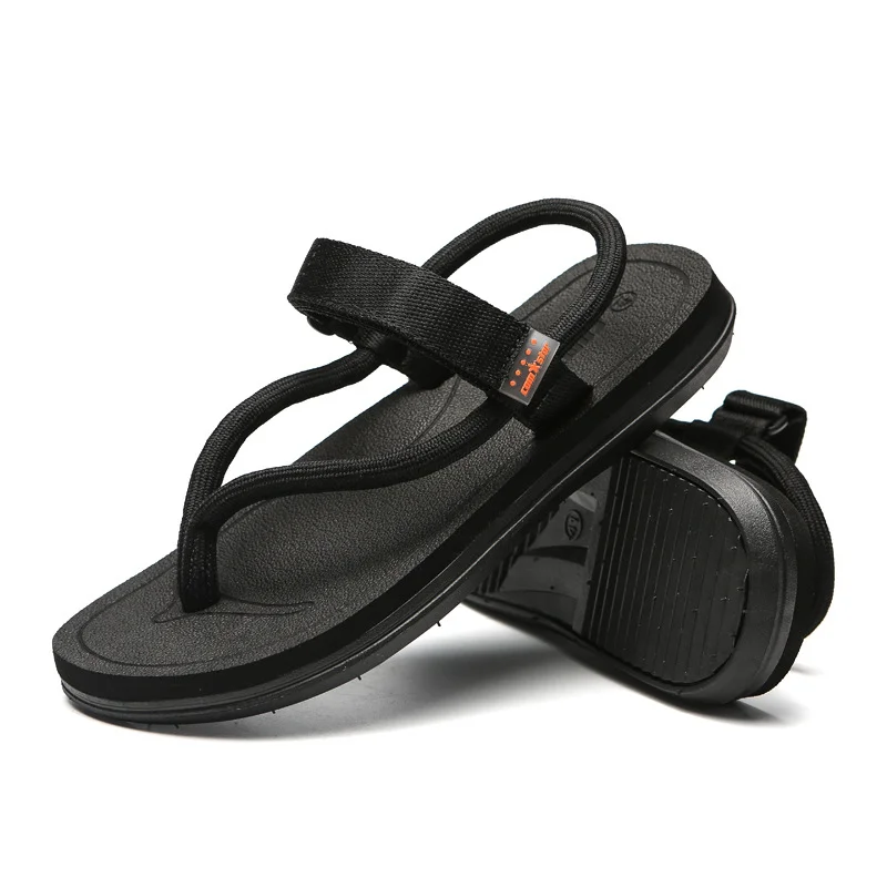 Summer New Mens Sandals Wild Couple Flat Personality Fashion Slip Flip Flops Sandalias Hombre 2021 Plus Size