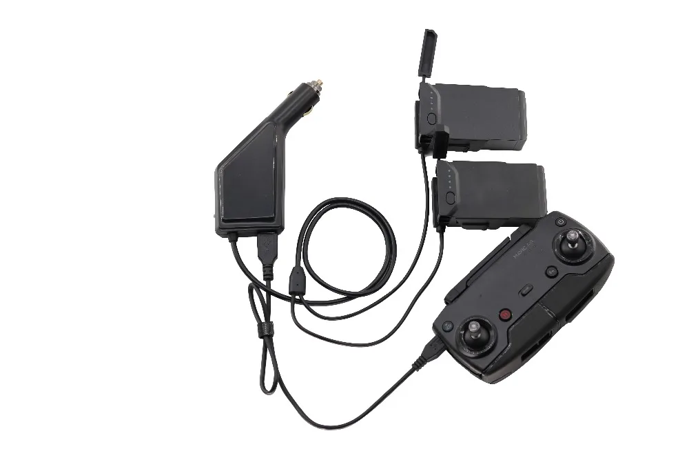 Autolader Voor Dji Mavic Air Intelligente Batterij Opladen Hub Mavic Air Auto Connector Usb Adapter Multi Batterij Autolader