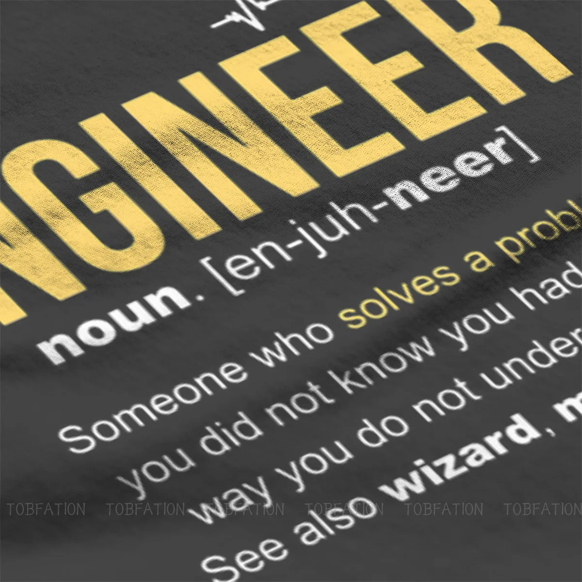 Software Developer IT Programmer Geek TShirt for Men Engineer Definition Round Neck Pure Cotton T Shirt Gift Clothes Streetwear