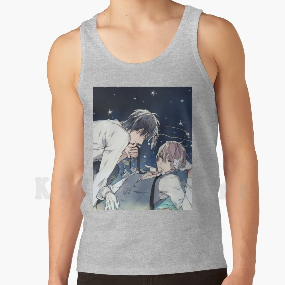 Ten Count-Starry Lovers Tank Tops Vest 100% Cotton Shirotani Kurose Ten Count Tencount Anime Manga Yaoi Bl Bishounen