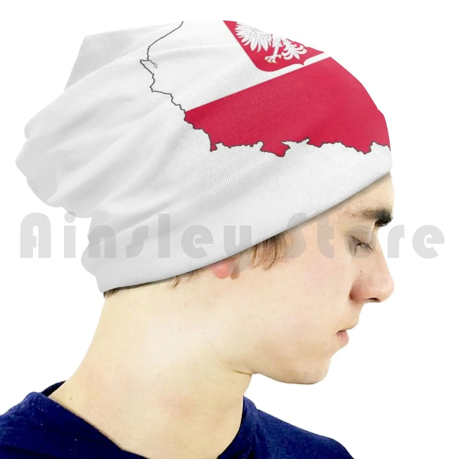 Mapa de Polonia, bandera y Águila Gorros con bandera cómoda, Pullover Cap, mapa, Polonia, polaco, Día del Trabajo, Fundación