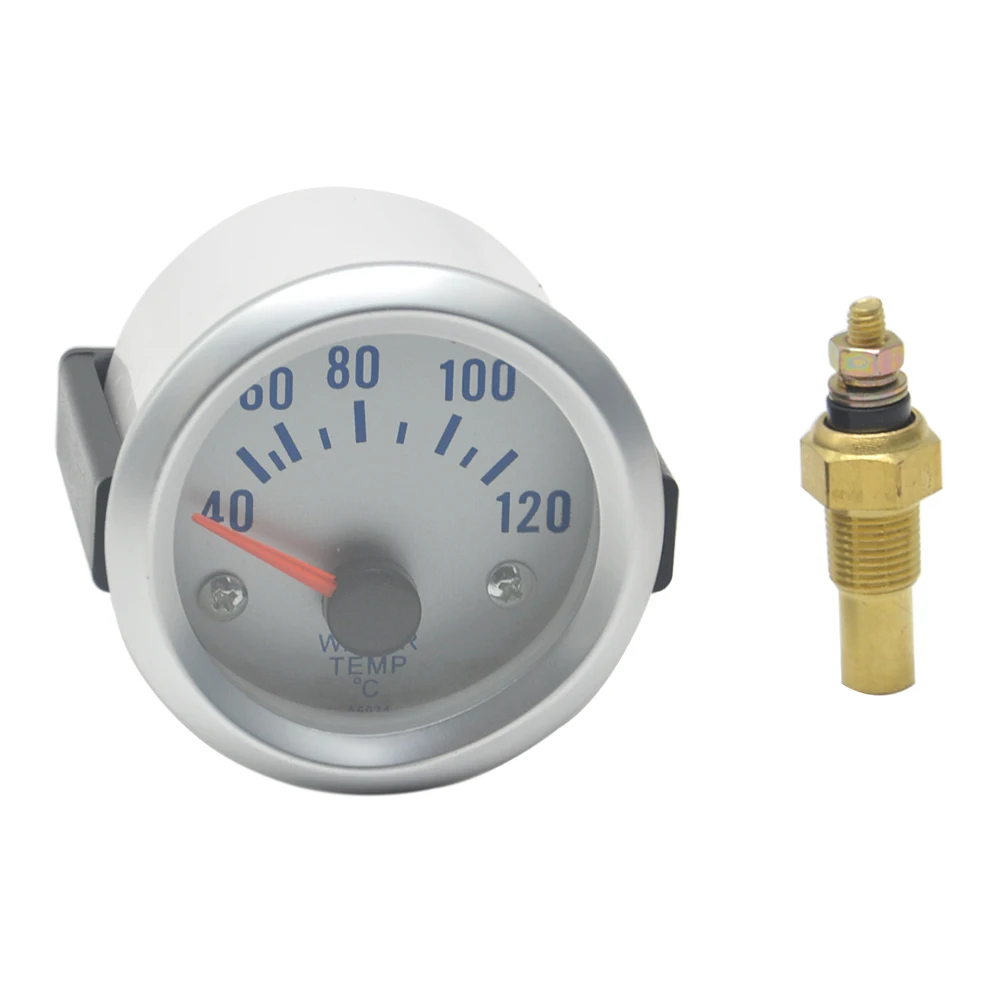Dragon 52mm  Auto Car 40-120 Celsius Water Temperatu Gauge Modification Racing Temp Meter With Sensor
