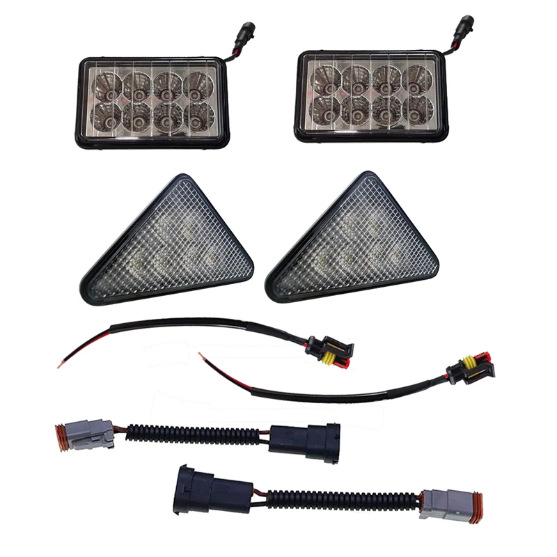 6718042 9829523 Complete LED Light Kit Compatible with Bobcat Skid Steer Loader 553 751 753 763 773 7753 863 864 873 883 943 963