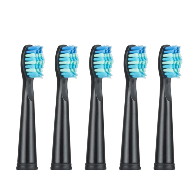 Насадки для электрической зубной щетки Sonic, сменные насадки для зубной щетки, мягкая щетина, 5 шт . для Seago SG-507B/908/909/917/610/659/719/910