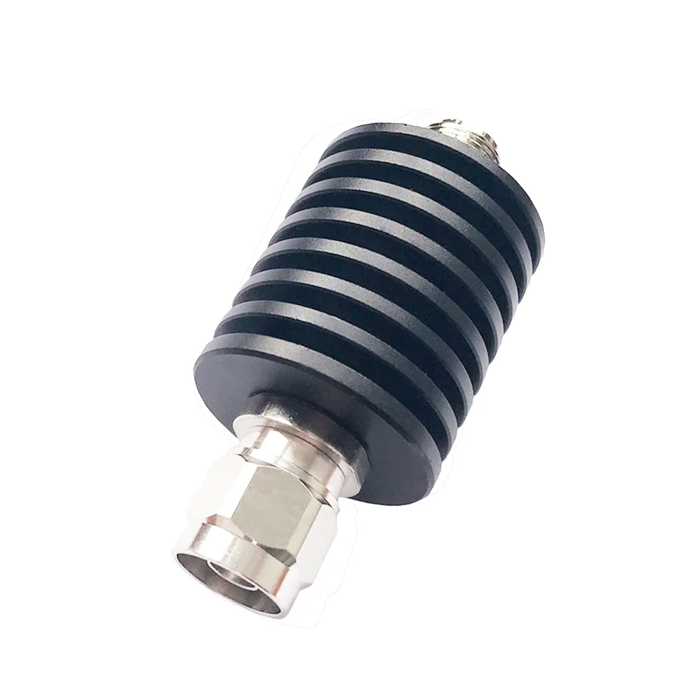 30W N Type Attenuator DC-3Ghz/4Ghz 1/2/3/5/6/10/15/20/30/40/50db N Male Plug to Female Jack RF coaxial Power Connector 50ohm