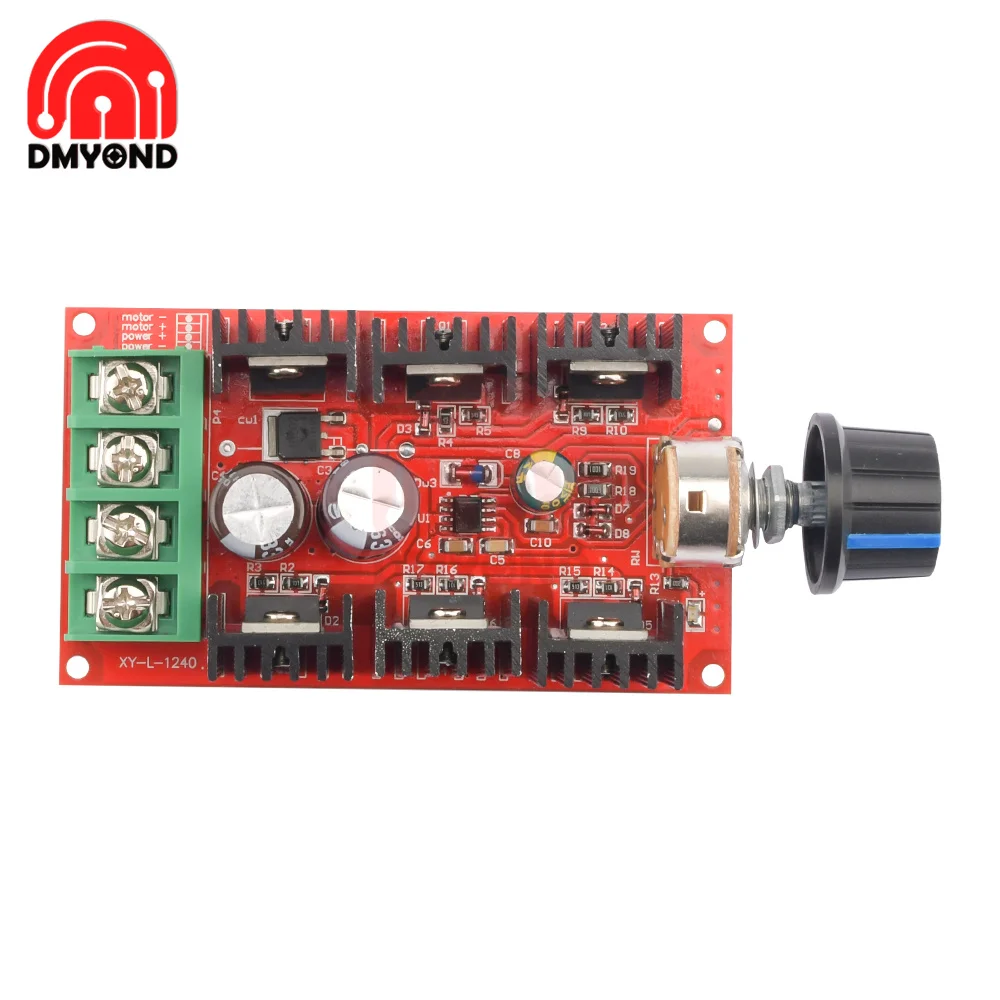 40A DC 9-50V Motor Speed Controller 2000W Voltage Regulator Dimming Dimmers Motor Speed Control Thermostat Electronic Module 12V