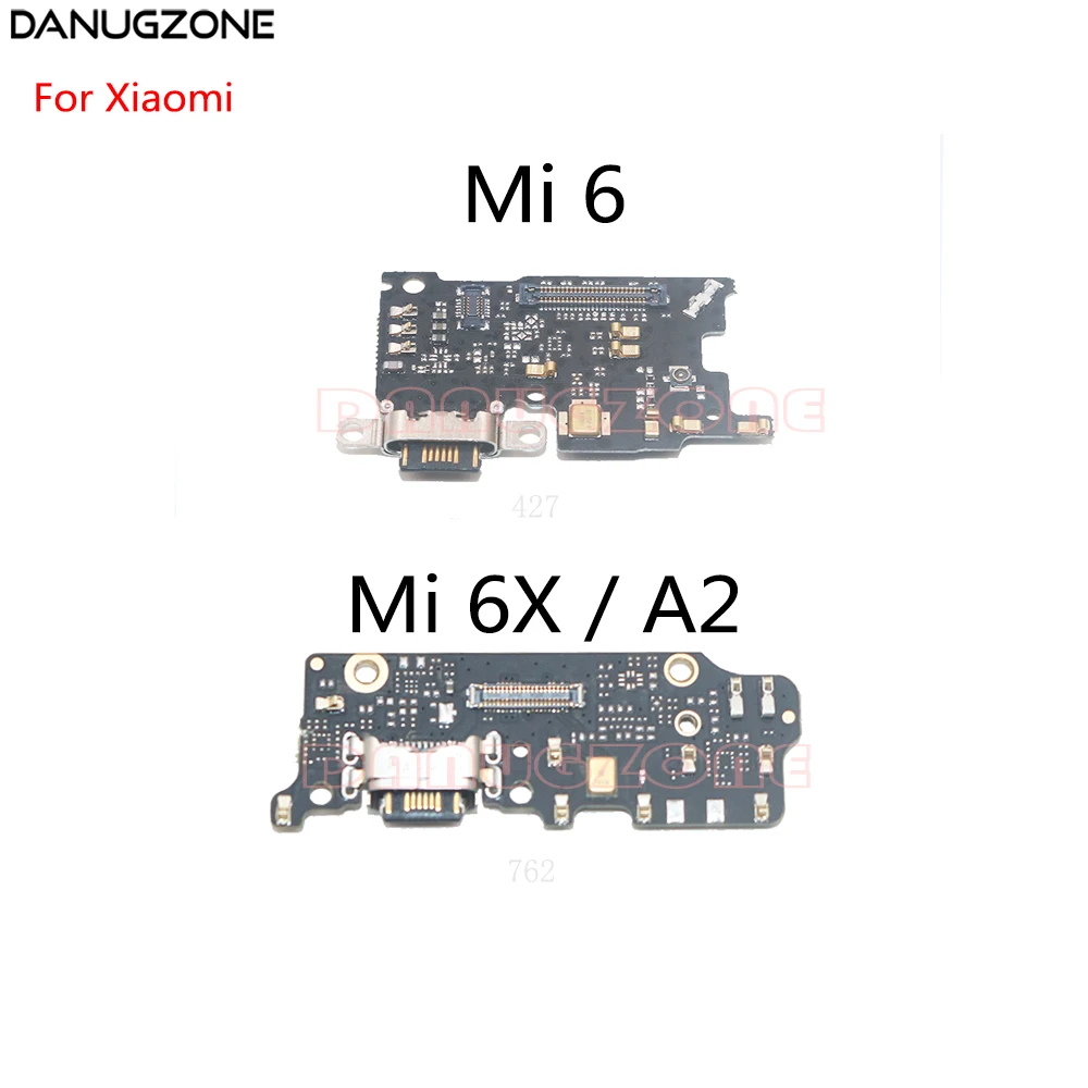 

USB Charging Dock Jack Plug Socket Port Connector Charge Board Flex Cable For Xiaomi Mi 6 6X mi6 M6 Mi6X