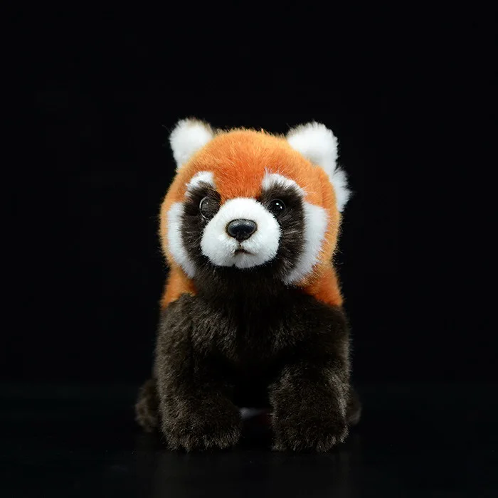 New 1PC 23cm Realistic Toy Red Panda Bear Cat Lifelike Soft Toys Plush Lesser Panda Doll for Kids Gifts