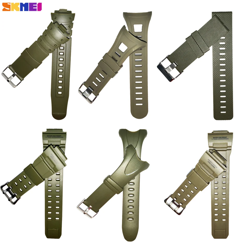 Skmei New Strap Skmei 1025 1029 1068 1416 1019 PU Sport Watches Strap For Skmei Different Model Men/Women Gifts Watch Band reloj