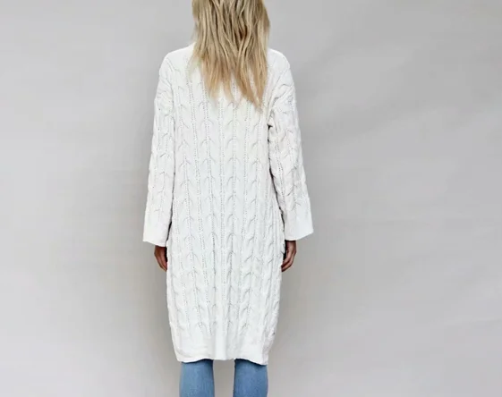 2022 Vintage mohair long cardigan women sweaters female Long sleeve pocket winter cardigans Casual knitwear pure jumpers