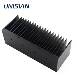 UNISIAN  Aluminum Alloy Heatsink IC Heat Sink Electronic Chip Radiator Cooling cooler For TDA7293 LM3886 Amplifier 149.5*60*50mm