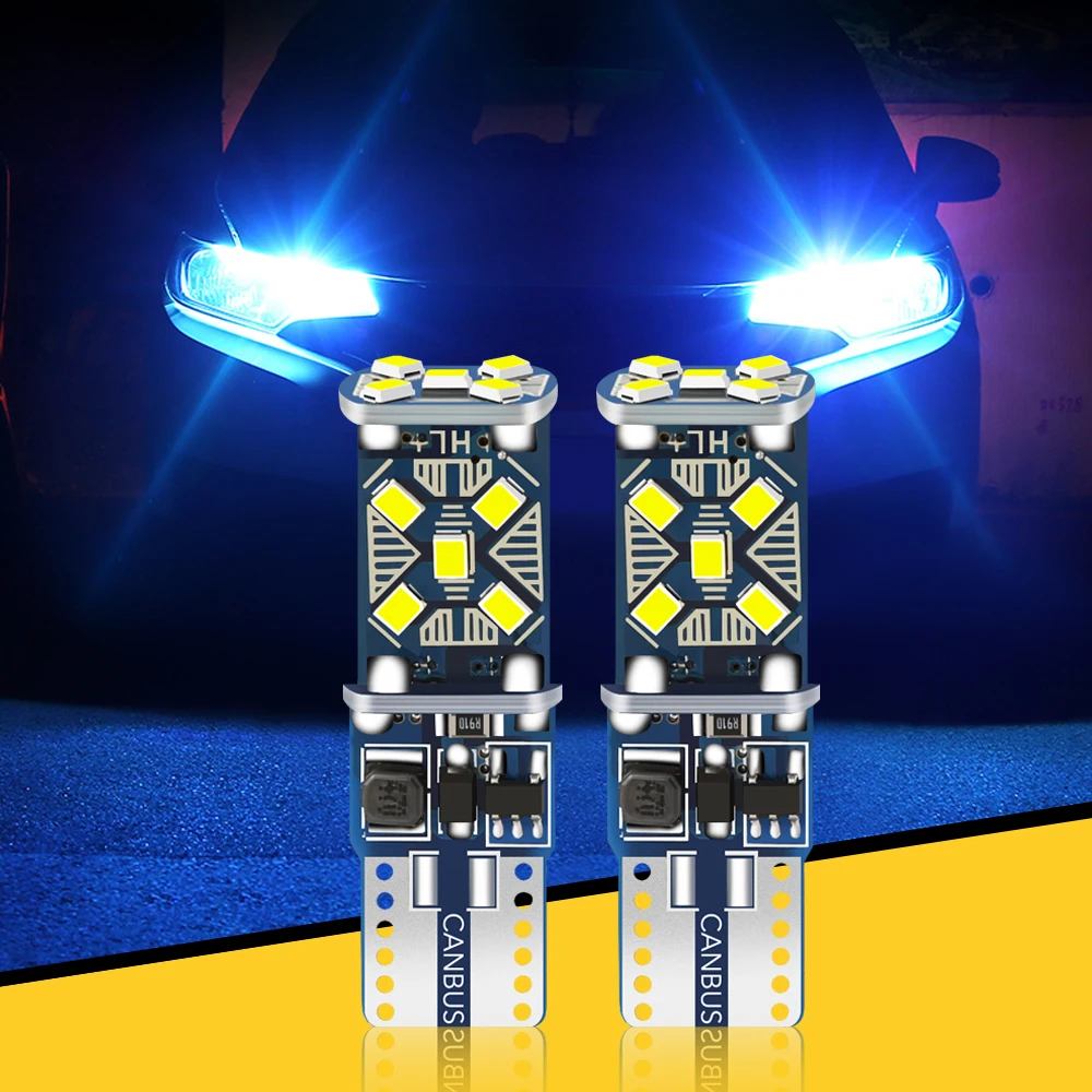 2PCS T10 W5W New Super Bright Led Canbus Bulbs For Hyundai Solaris 2 Elantra i30 i35 i40 Tucson Kona Azera