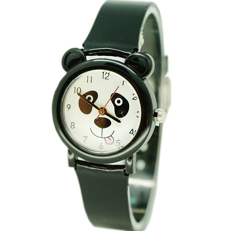 Hot Koop Leuke Kleurrijke Animal Tiger Panda Knorretje Cartoon Kinderen Horloge Student Quartz Pointer Gift Horloge Groothandel Horloges Kids